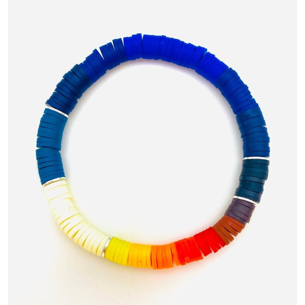 Heishi bead bracelet